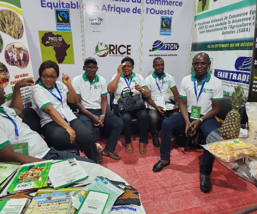 THE PRESIDENT AND THE COORDINATOR OF FAIR TRADE GHANA NETWORK ATTEND THE 2023 SALON INTERNATIONAL DE L’AGRICULTURE ET DES RESOURCES ANIMALES (SARA) IN ABIDJAN, COTE D’VOIRE